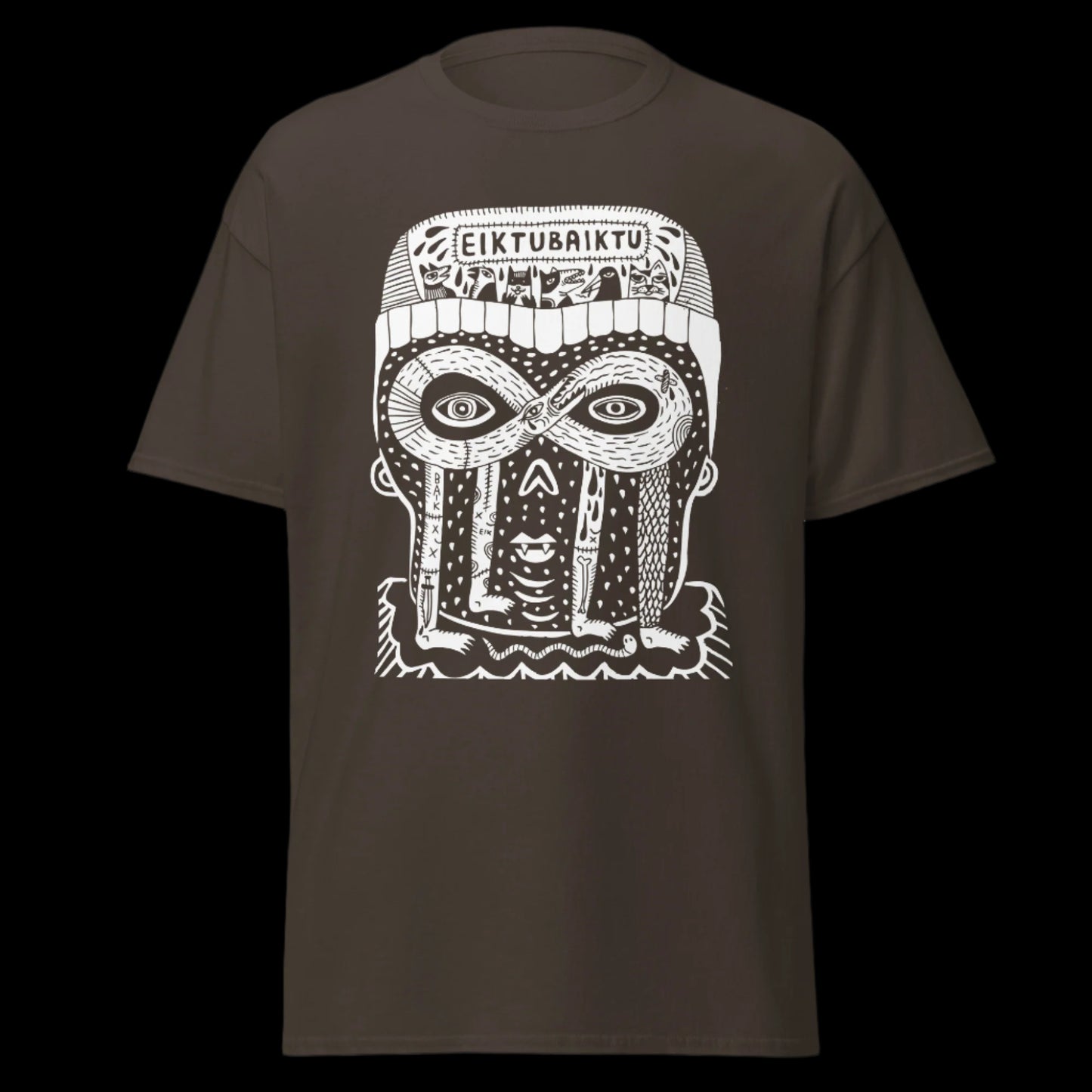 Grupės Eiktubaiktu marškinėliai iš 100% storos medvilnės