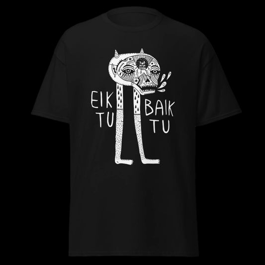 Grupės Eiktubaiktu marškinėliai iš 100% storos medvilnės