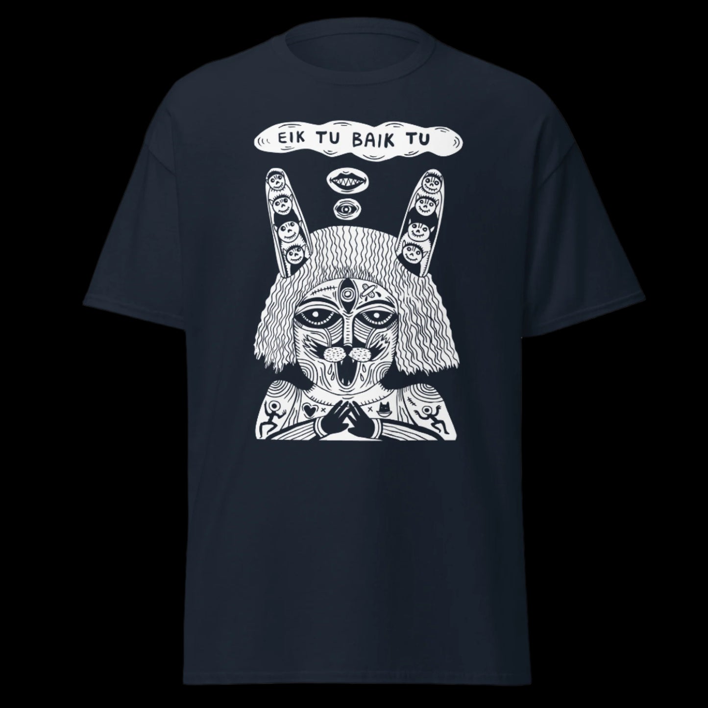 Grupės Eiktubaiktu marškinėliai iš 100% storos medvilnės