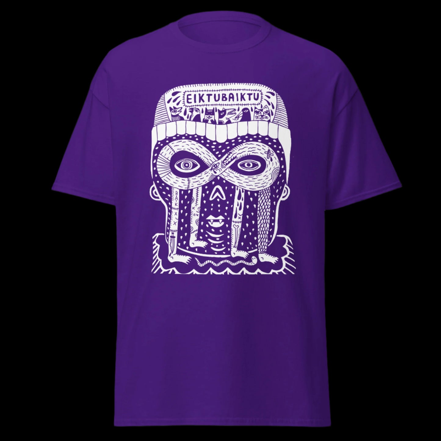 Grupės Eiktubaiktu marškinėliai iš 100% storos medvilnės