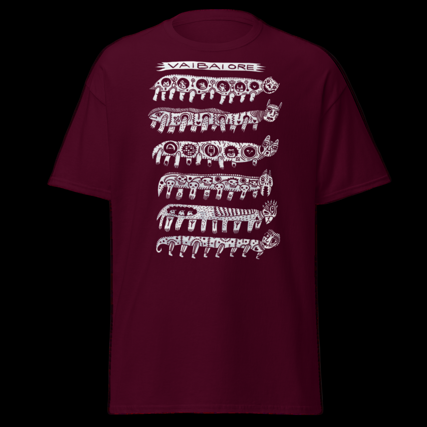 Vaibai Ore marškinėliai iš 100% storos medvilnės