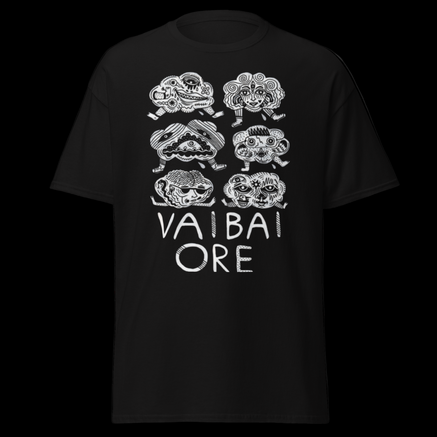 Vaibai Ore marškinėliai iš 100% storos medvilnės