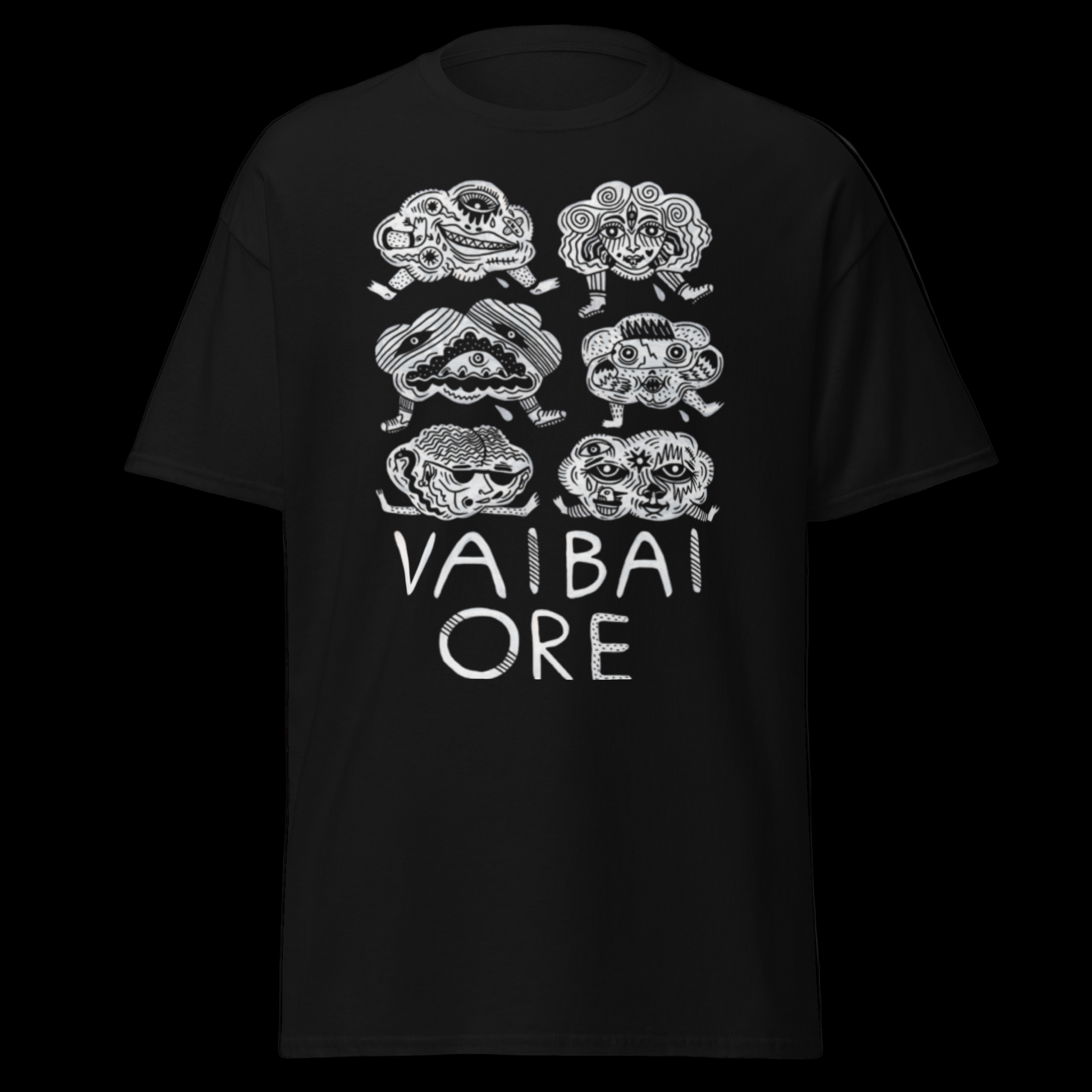 Vaibai Ore marškinėliai iš 100% storos medvilnės