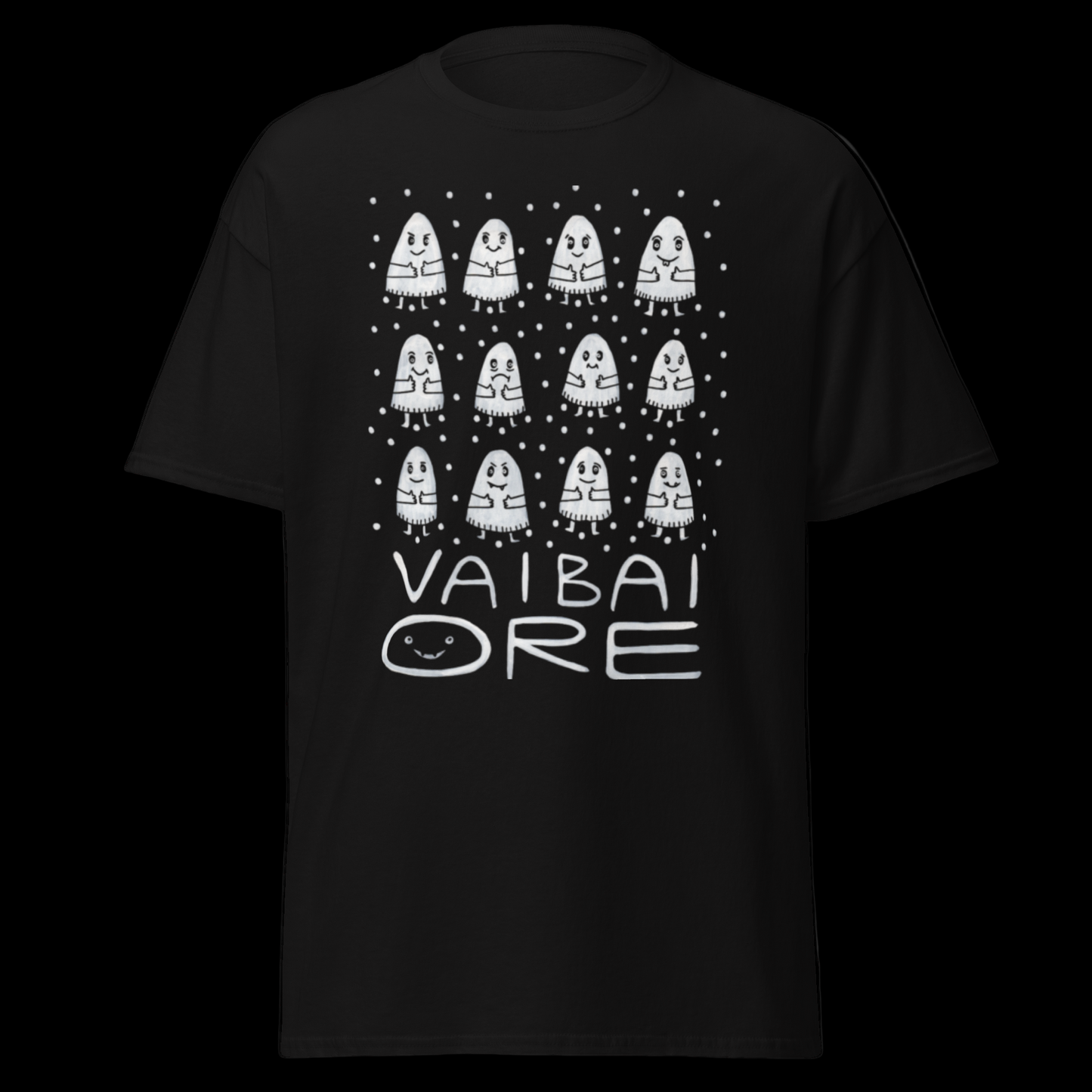 Vaibai Ore marškinėliai iš 100% storos medvilnės