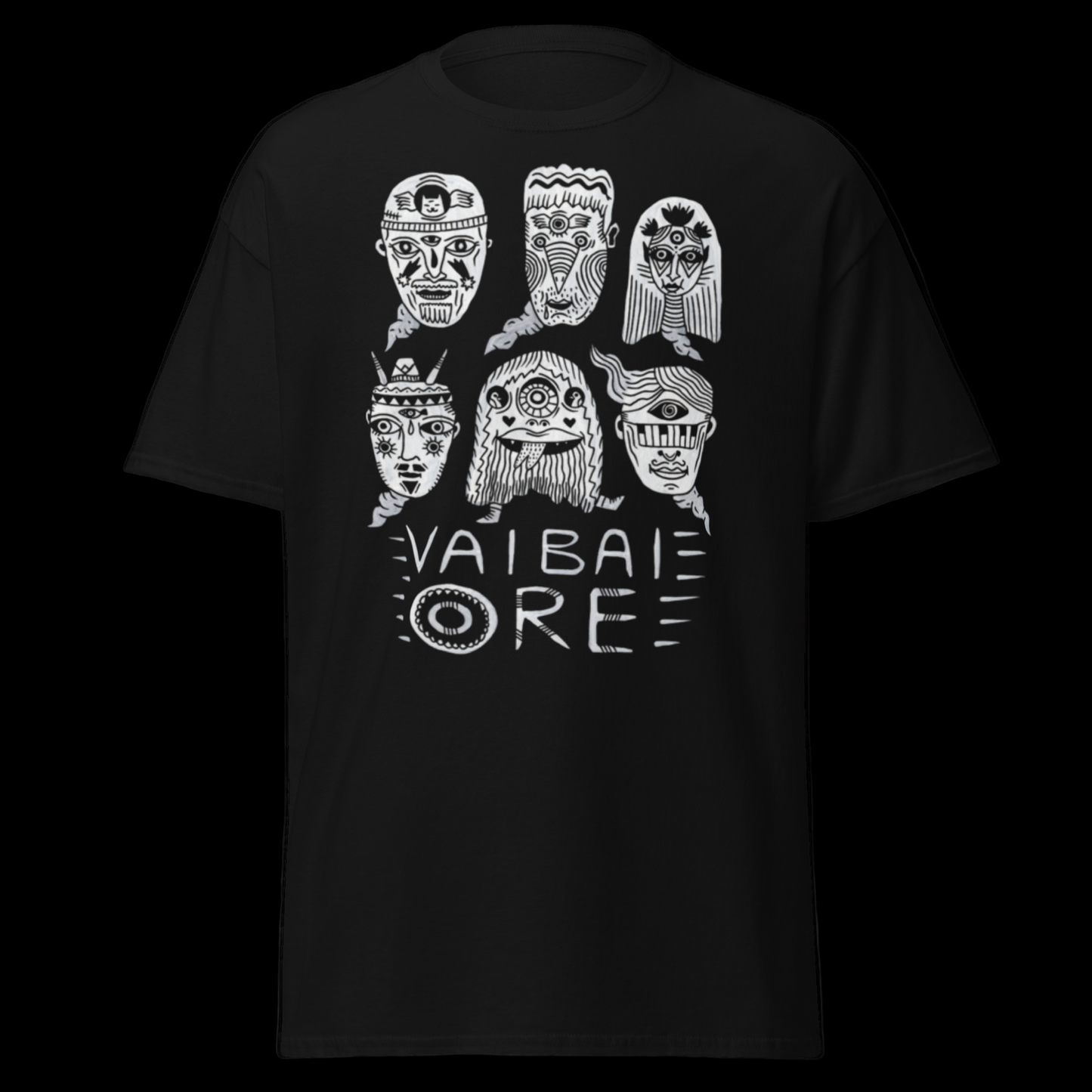 Vaibai Ore marškinėliai iš 100% storos medvilnės