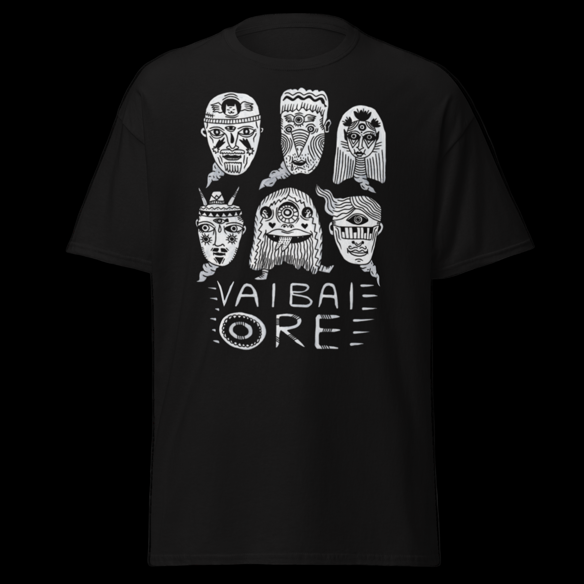 Vaibai Ore marškinėliai iš 100% storos medvilnės