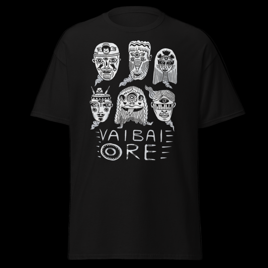 Vaibai Ore marškinėliai iš 100% storos medvilnės