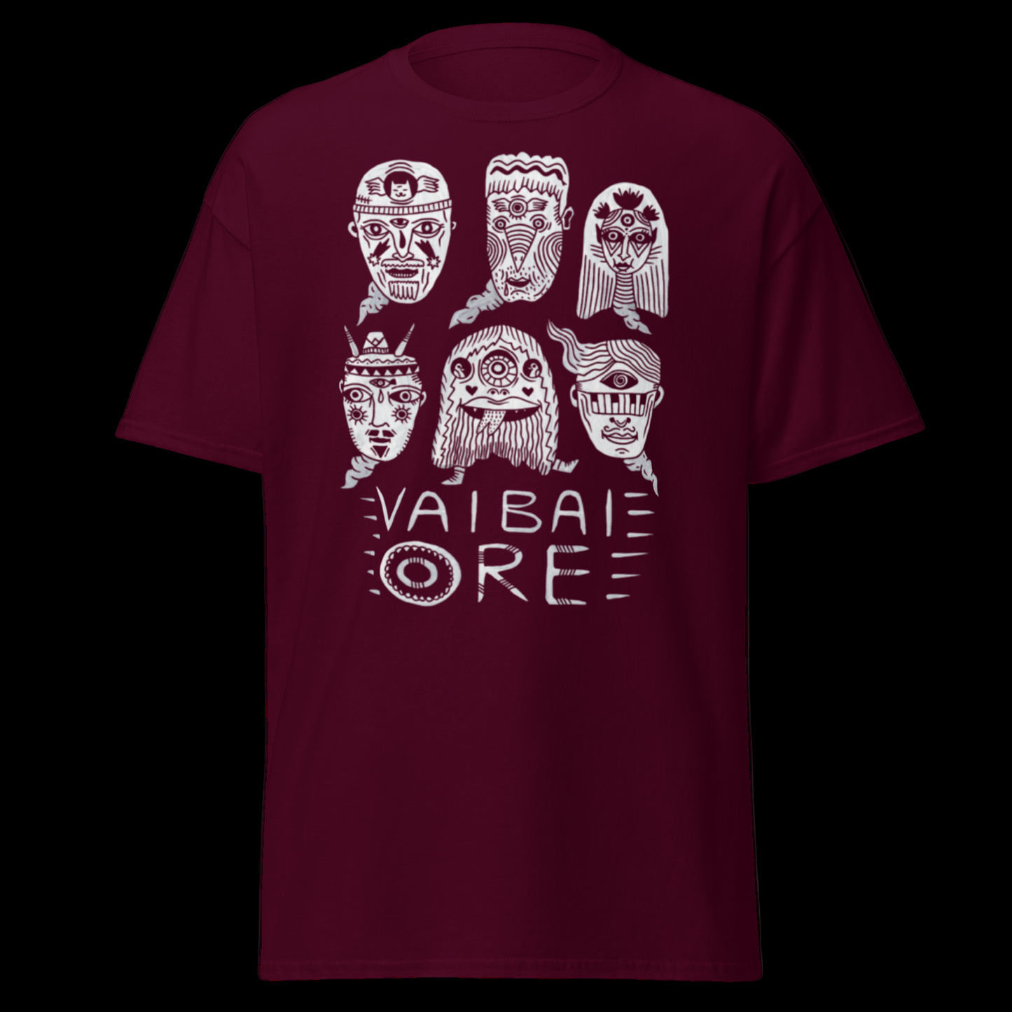 Vaibai Ore marškinėliai iš 100% storos medvilnės